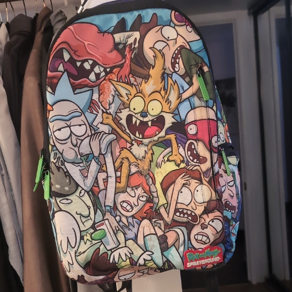 Sprayground Multicolor Cartoon Backpack